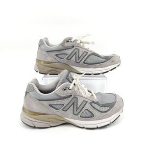 New Balance 990 Shoes Women Size 7 2A Gray Leather W990GL4 Running Made in USA